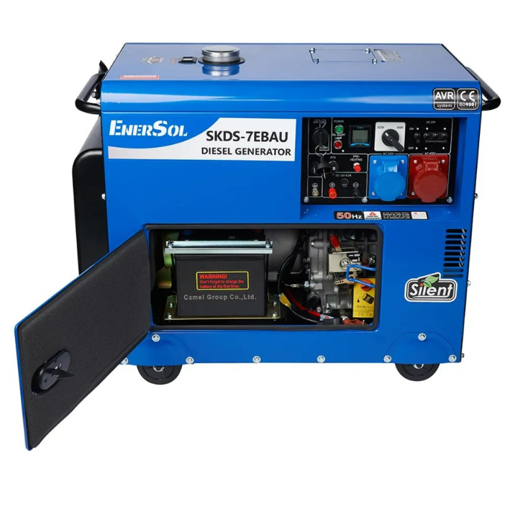 Генератор дизельний EnerSol 6/6.5 кВт SKDS-7EBAU