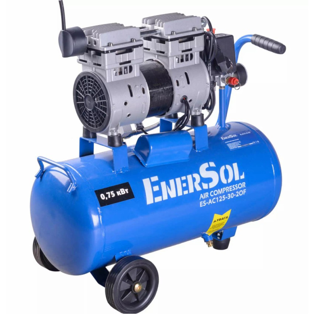 Компресор EnerSol повітряний безмасляний ES-AC125-30-2OF