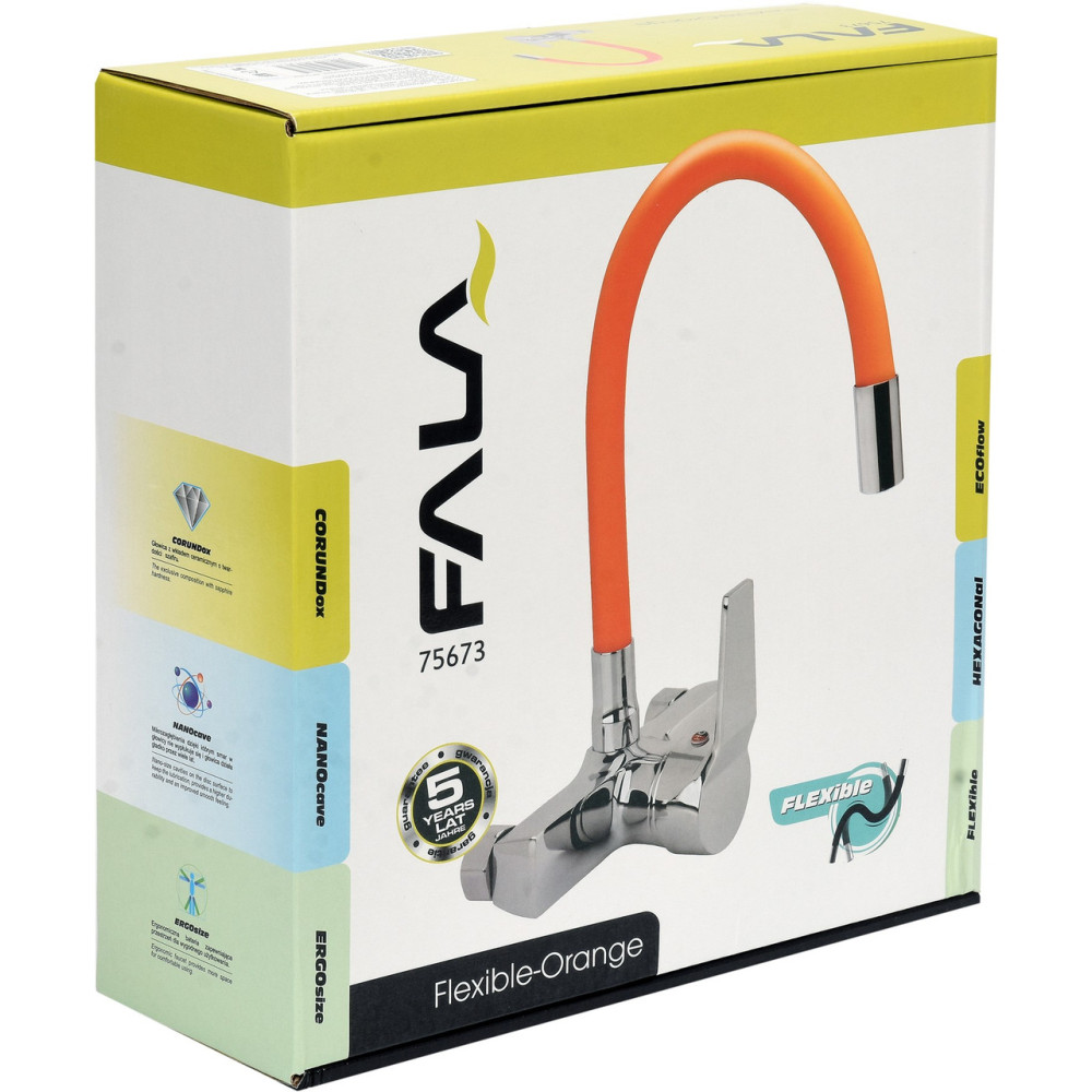 Змішувач FALA FLEXIBLE настінний 75673