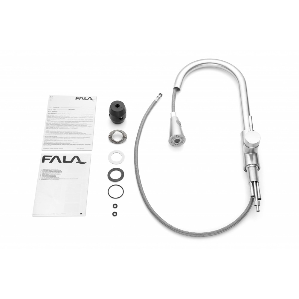 Змішувач для раковини FALA STEELY 4 75805