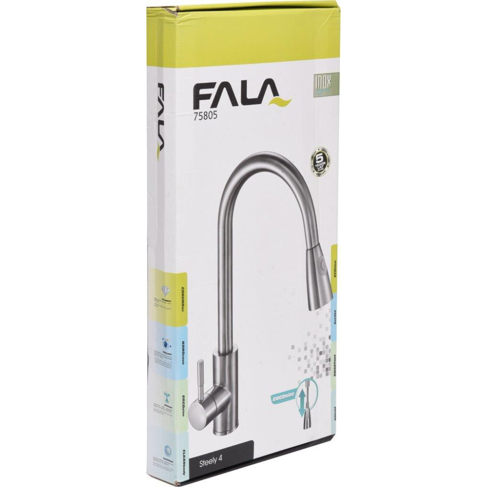 Змішувач для раковини FALA STEELY 4 75805