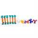 Конструктор контурний З'єднай та зігні Fat Brain Toys Squigz Toobz F194ML