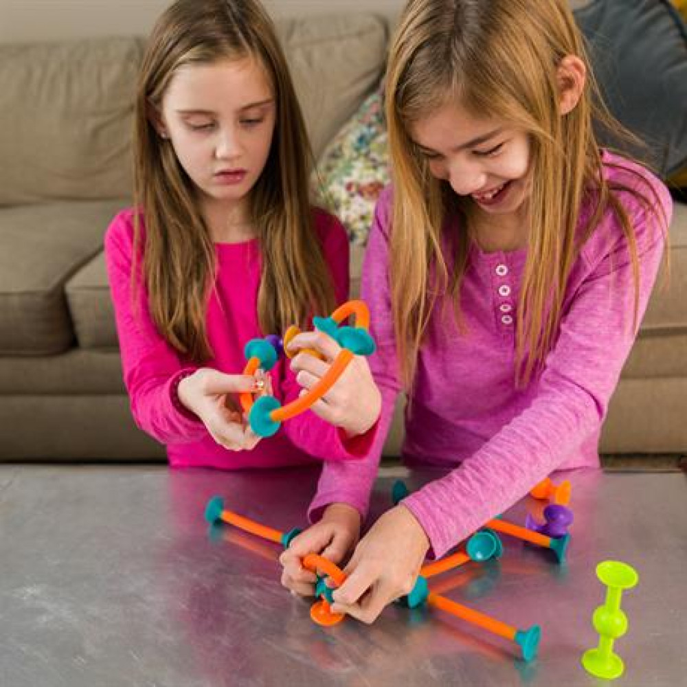 Конструктор контурний З'єднай та зігні Fat Brain Toys Squigz Toobz F194ML