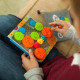 Головоломка Fat Brain Toys Різнокольорові шестерні Crankity (F140ML)