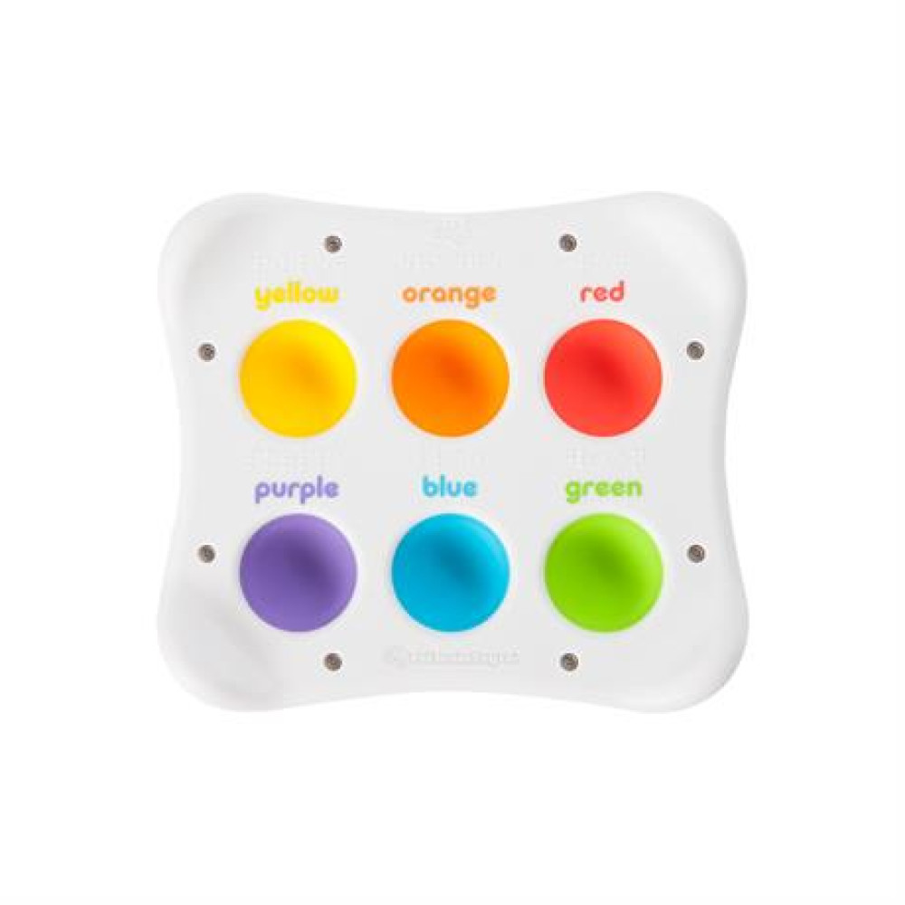 Іграшка сенсорна Fat Brain Toys Колір Форма Назва Dimpl Duo Брайль