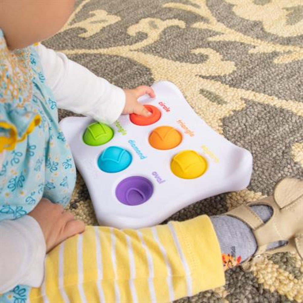 Іграшка сенсорна Fat Brain Toys Колір Форма Назва Dimpl Duo Брайль