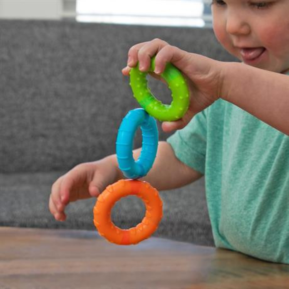 Іграшка тактильна Fat Brain Toys Магнітні кільця SillyRings