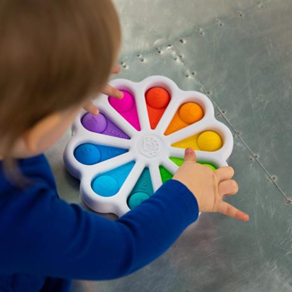 Іграшка тактильна Fat Brain Toys Кольорові пелюстки dimpl digits