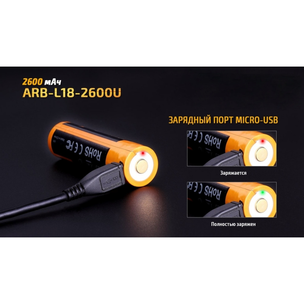 Акумулятор Fenix 2600 mAh micro usb зарядка (ARB-L18-2600U)