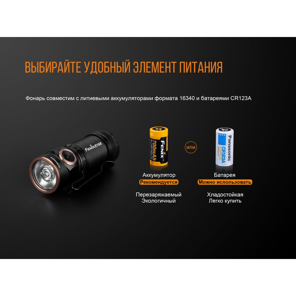 Ліхтар ручний Fenix E18R