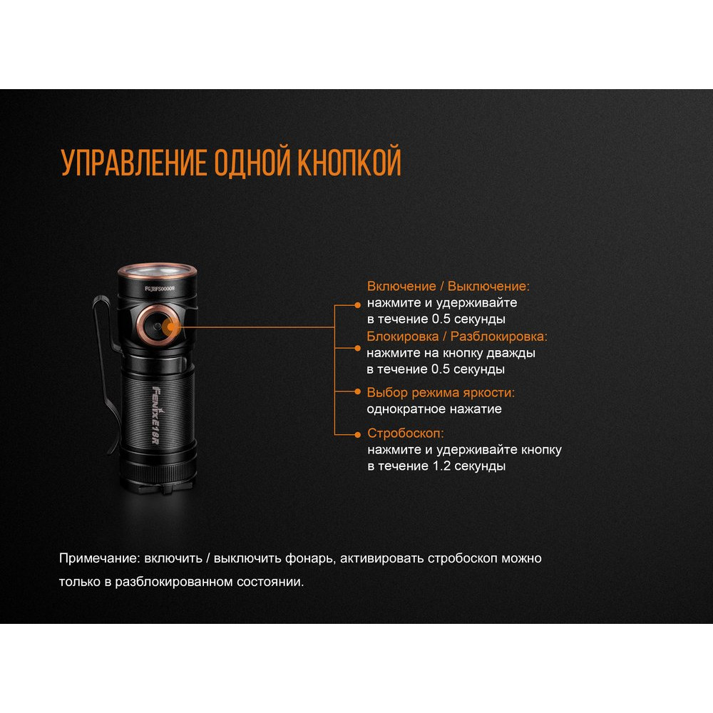 Ліхтар ручний Fenix E18R