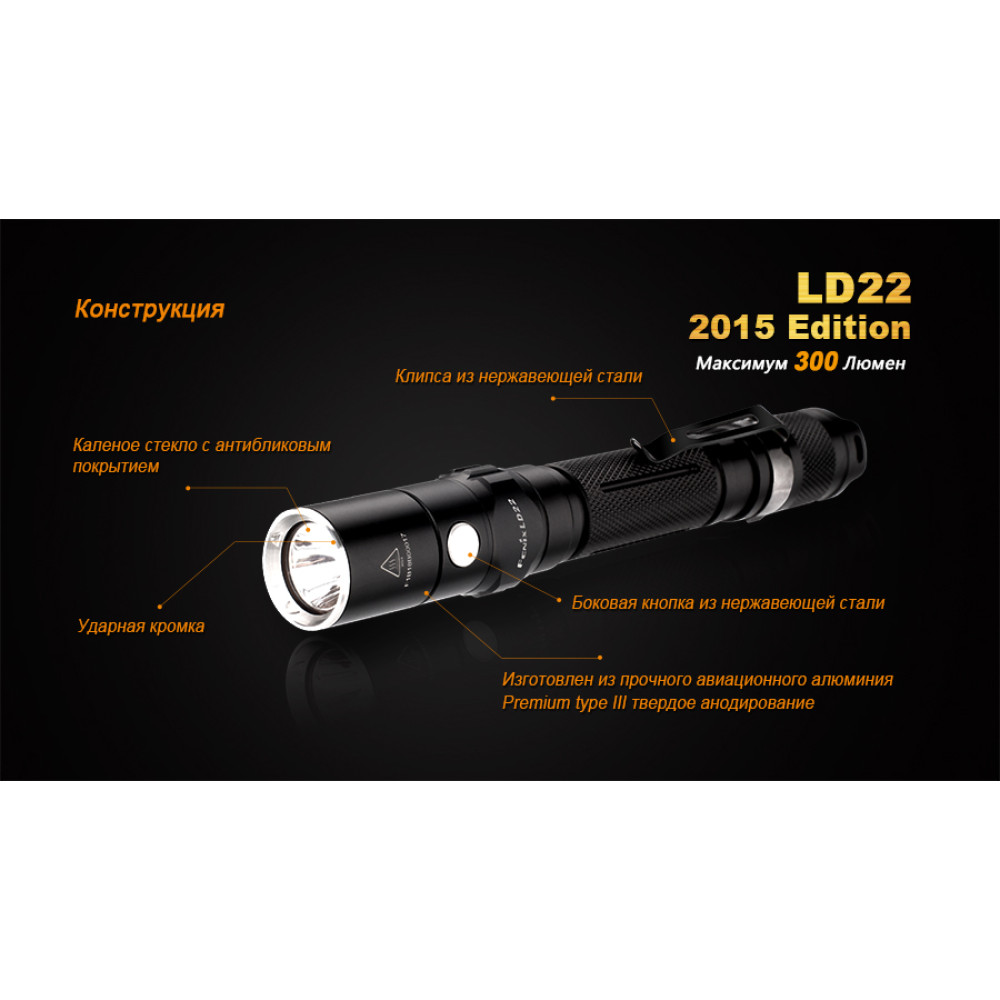 Ліхтар ручний Fenix LD22XPG2R52015