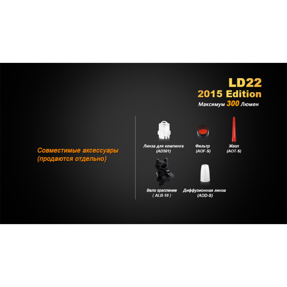 Ліхтар ручний Fenix LD22XPG2R52015