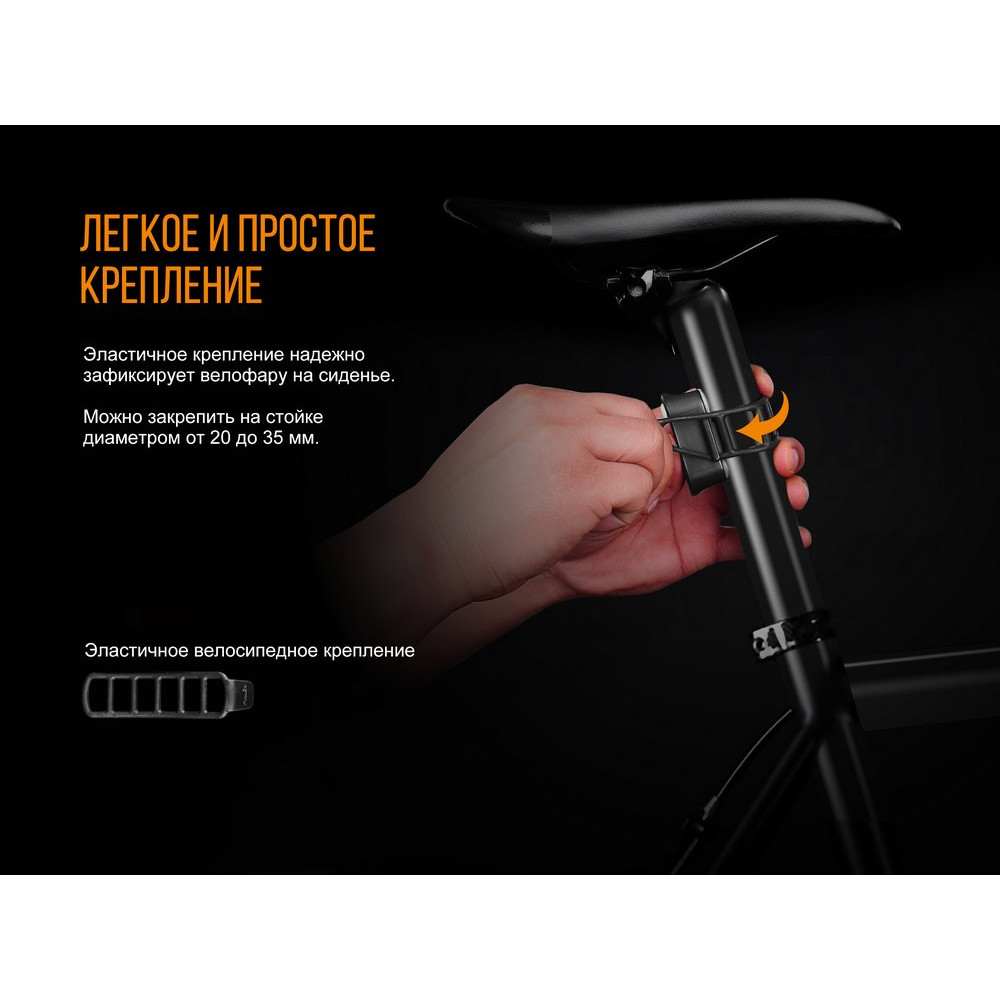Задня велофара Fenix (BC05R)