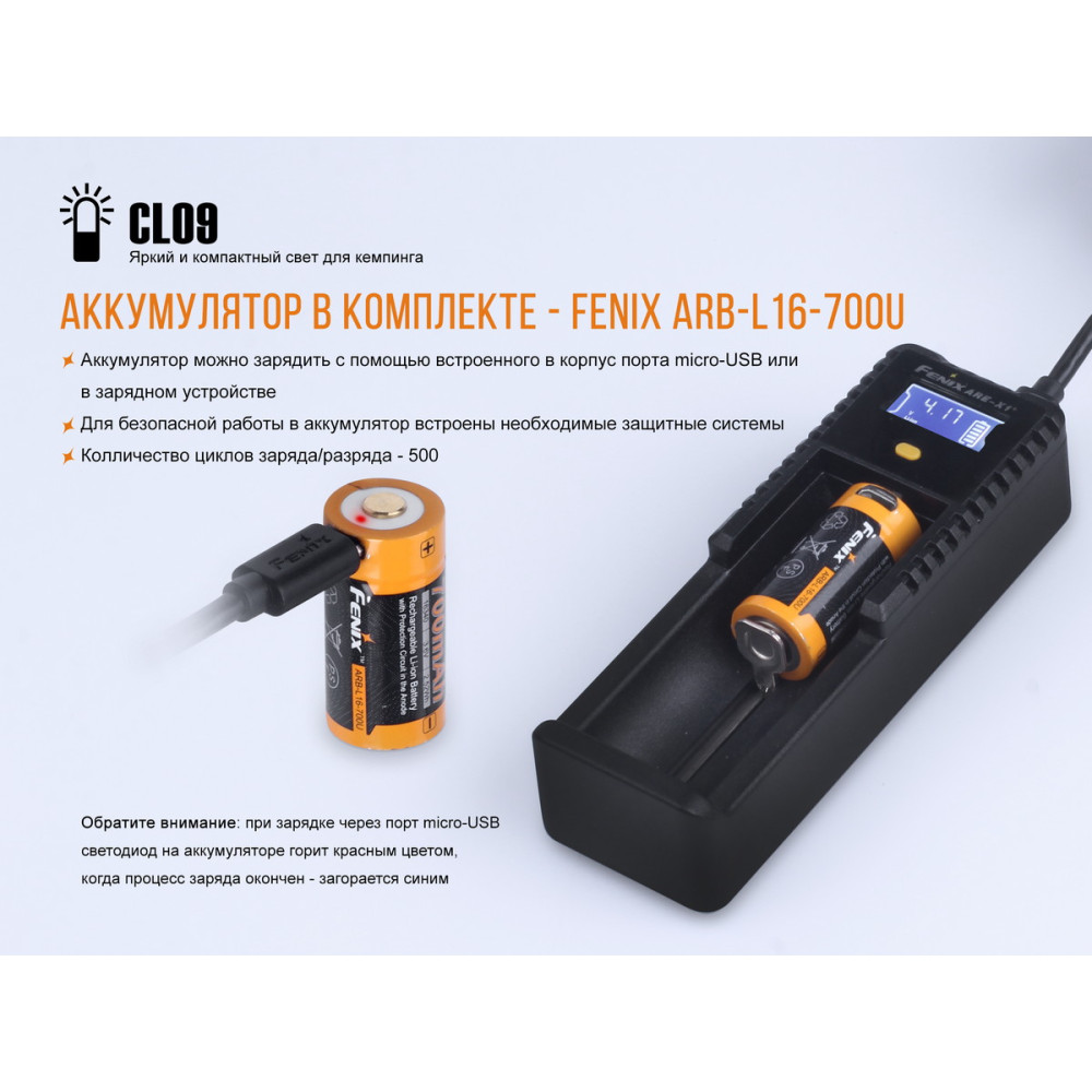 Ліхтар Fenix CL09gr