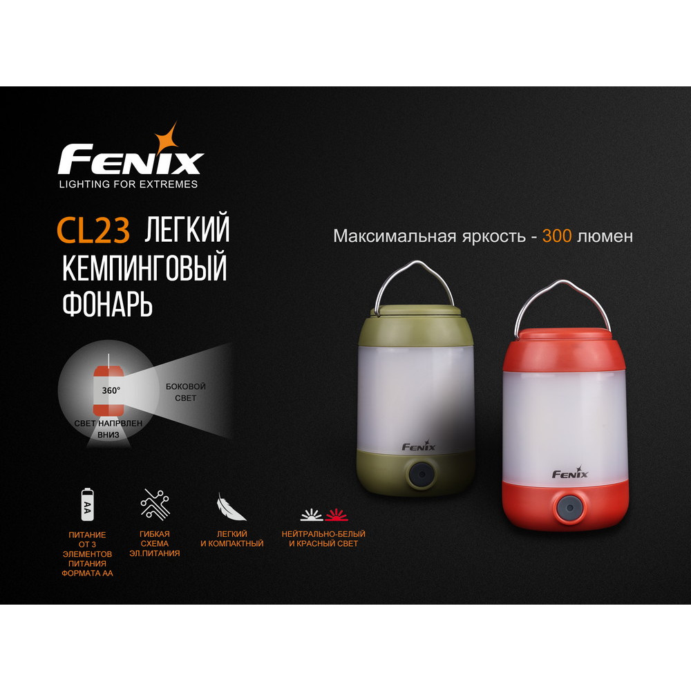 Ліхтар Fenix CL23r