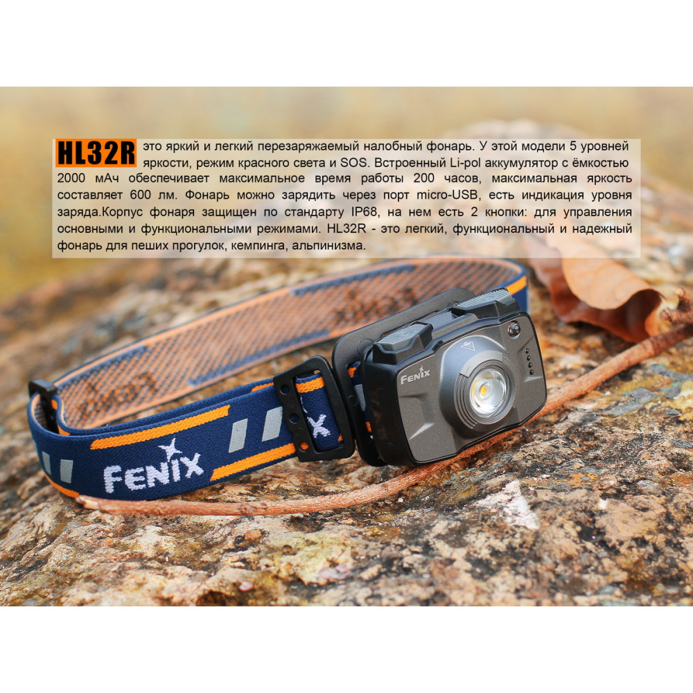 Ліхтар налобний Fenix HL32Rg