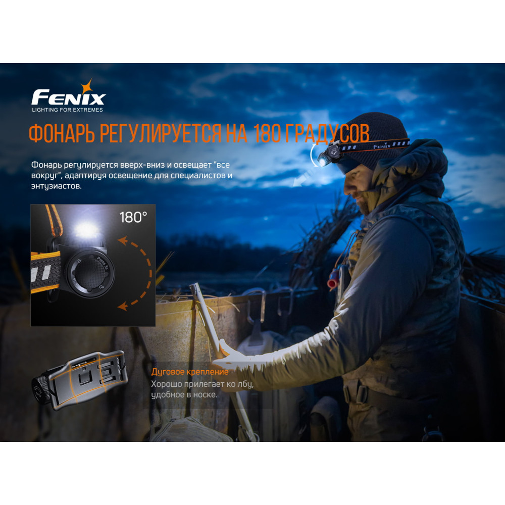 Ліхтар налобний Fenix V2.0 HM60R
