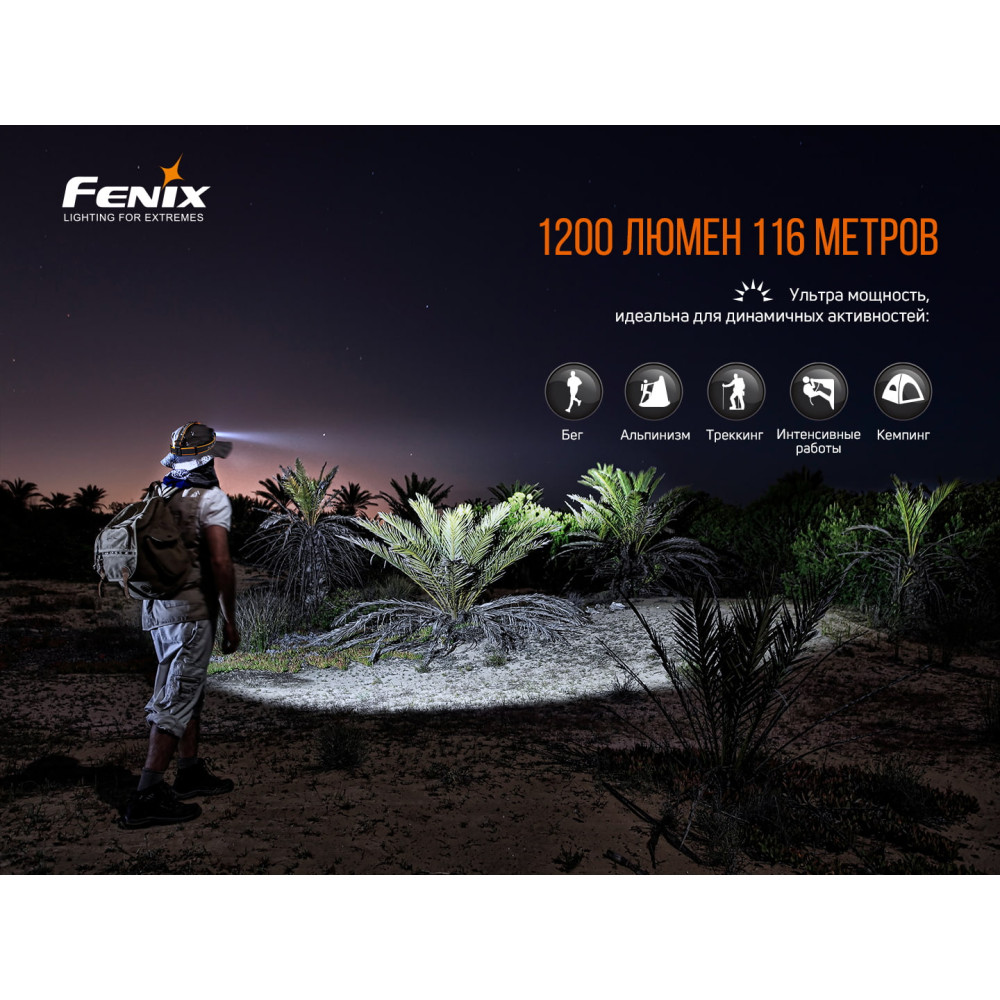 Ліхтар налобний Fenix V2.0 HM60R