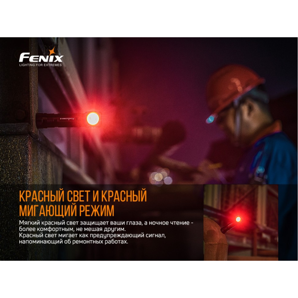 Ліхтар налобний Fenix + складний ніж Ruike S22