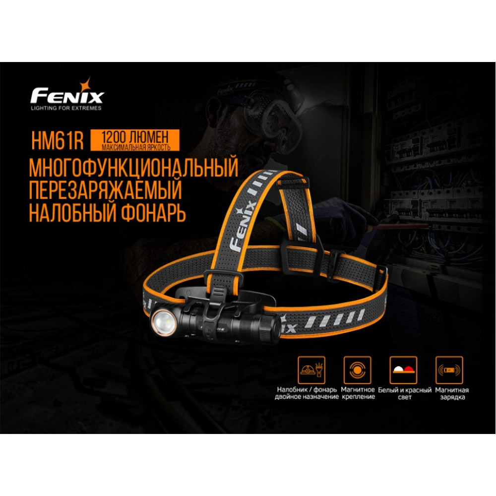 Ліхтар налобний Fenix + складний ніж Ruike S22