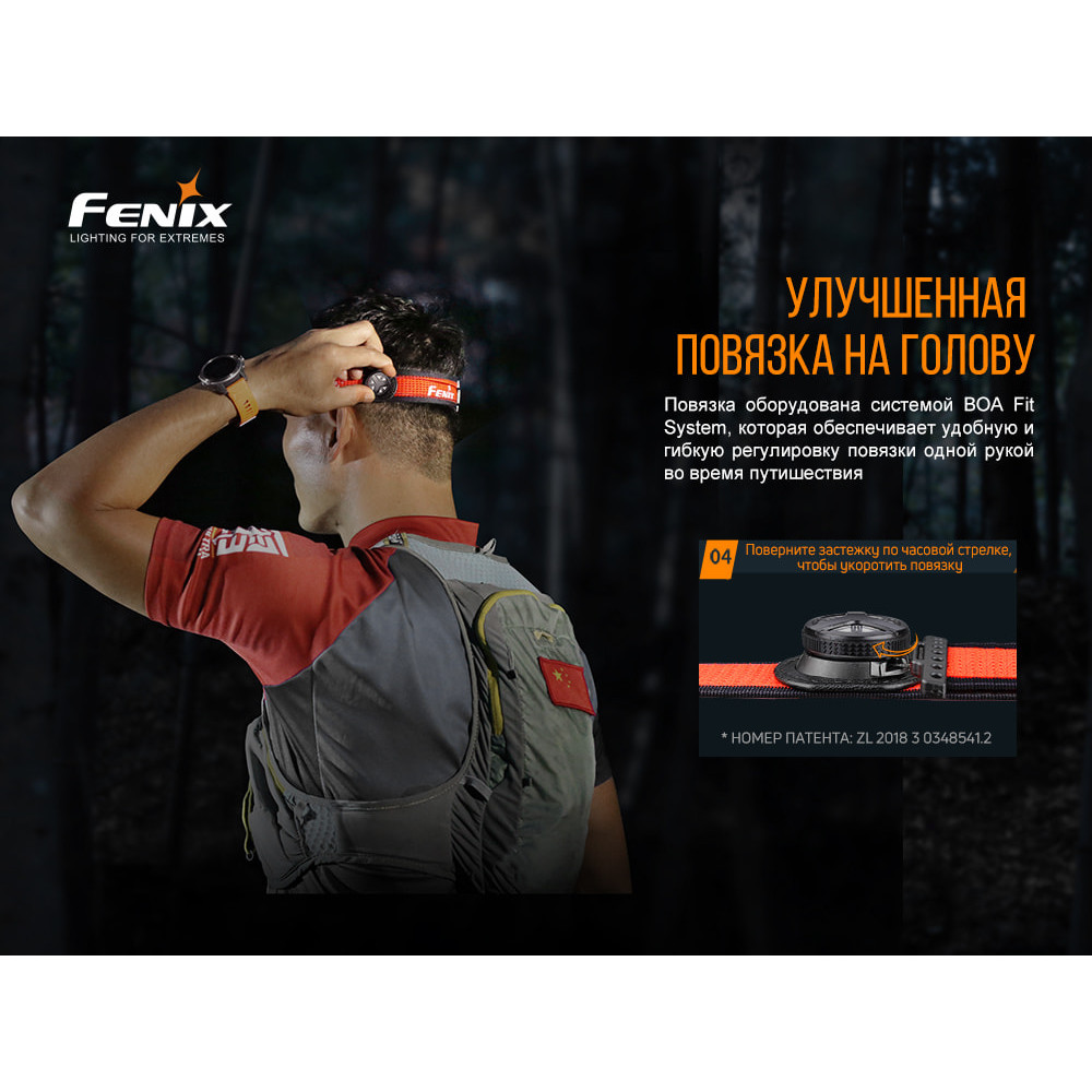 Ліхтар налобний Fenix HM65RT
