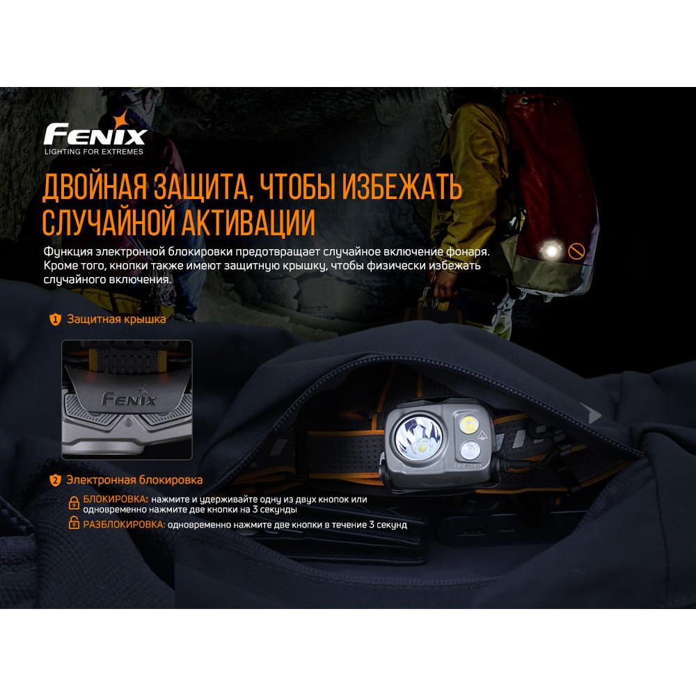 Ліхтар налобний Fenix V2.0 HP25RV20