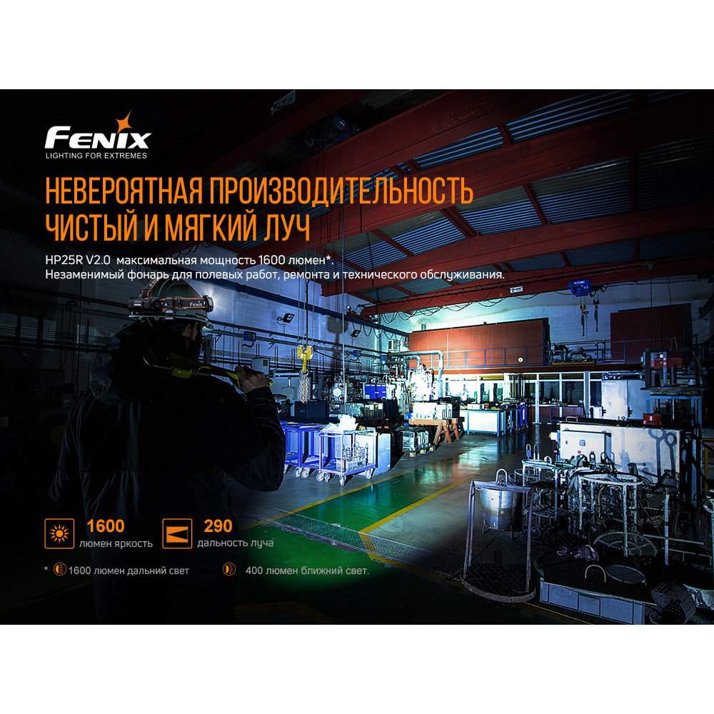 Ліхтар налобний Fenix V2.0 HP25RV20
