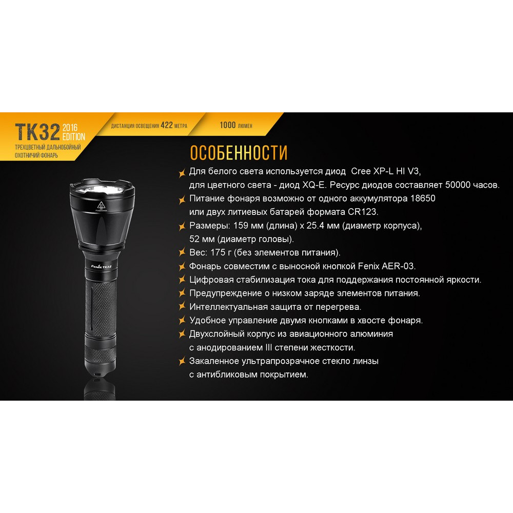 Ліхтар Fenix TK322016