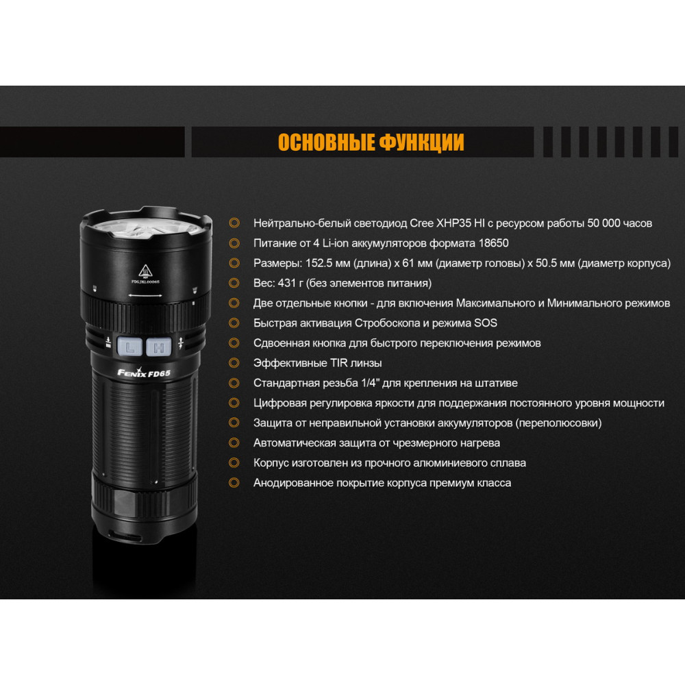 Ліхтар Fenix FD65