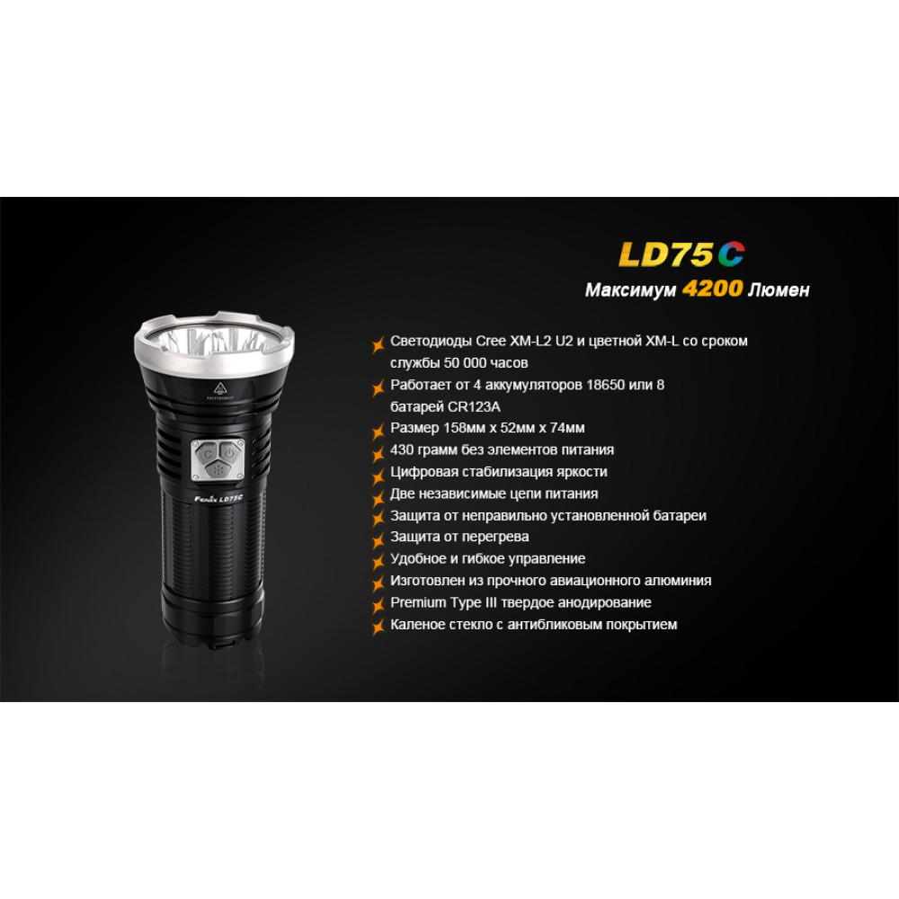 Ліхтар Fenix LD75C