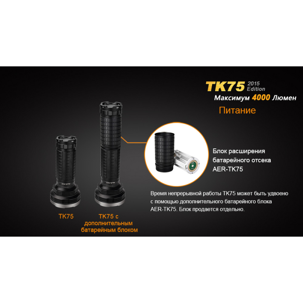 Ліхтар Fenix TK75XM-L22015