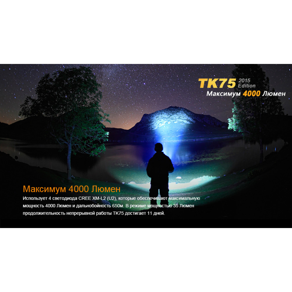 Ліхтар Fenix TK75XM-L22015