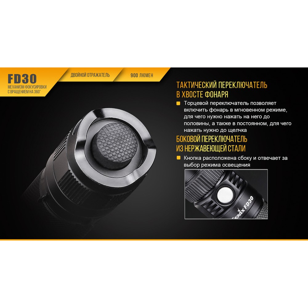 Ліхтар Fenix Cree XP-L HI LED FD30
