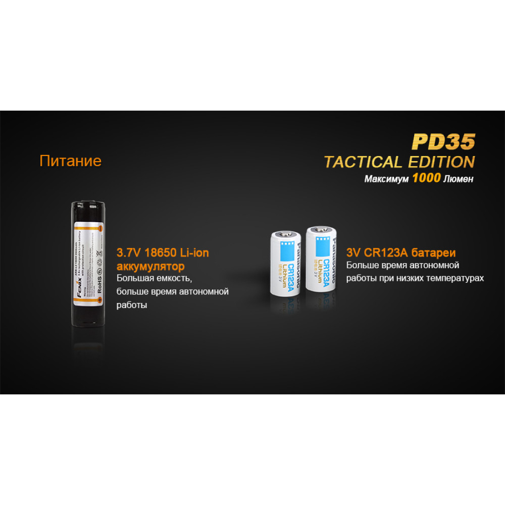 Ліхтар Fenix Cree X5-L PD35TAC