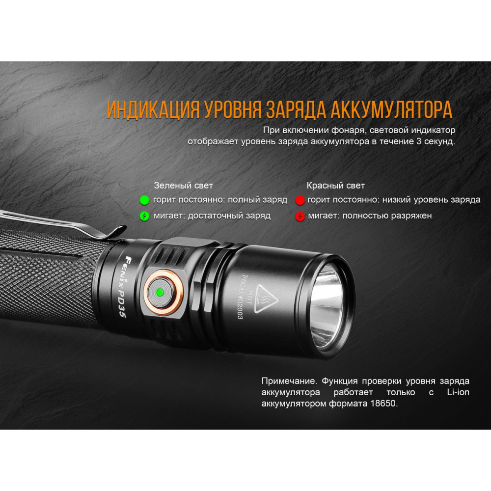 Ліхтар Fenix PD35V20 