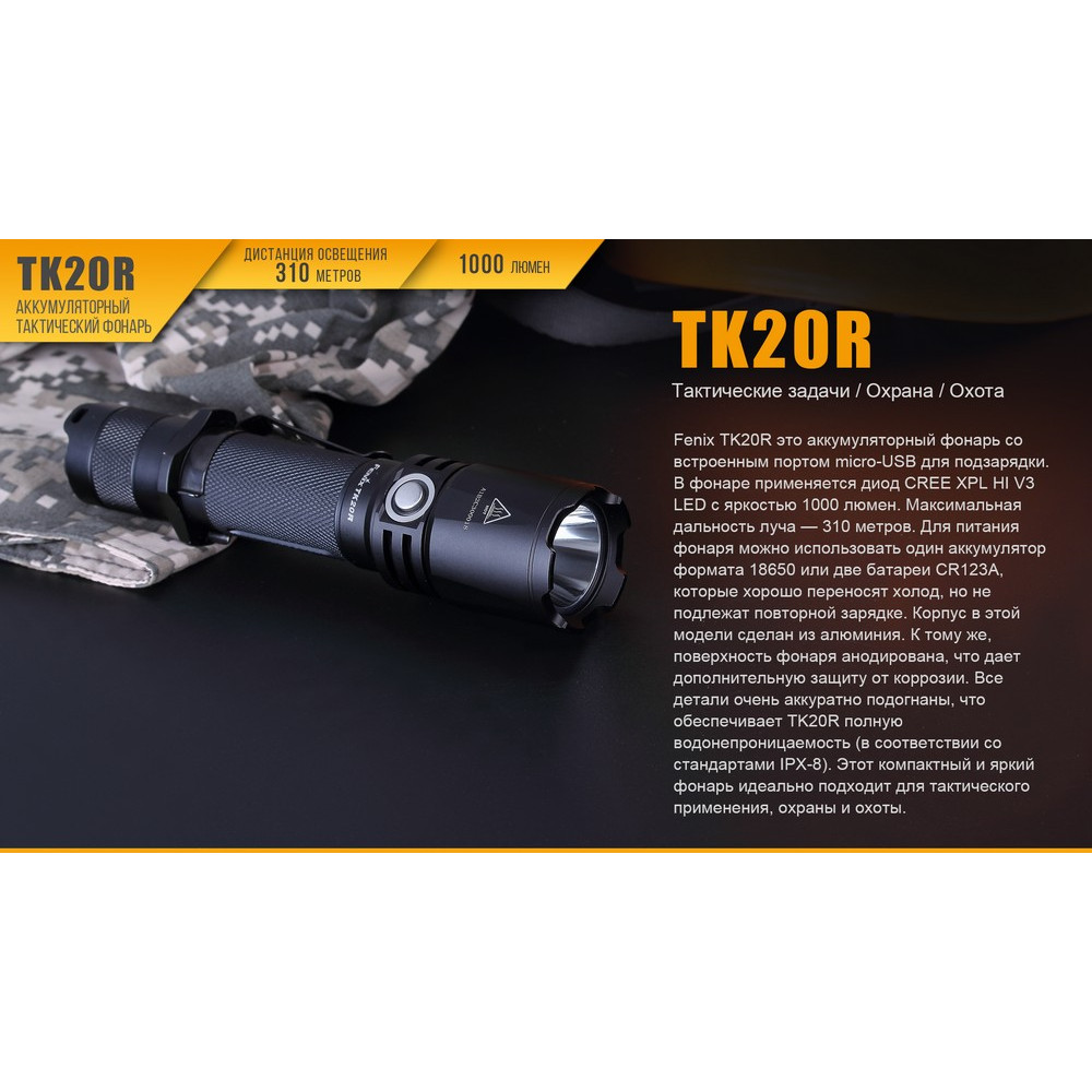 Ліхтар Fenix TK20R