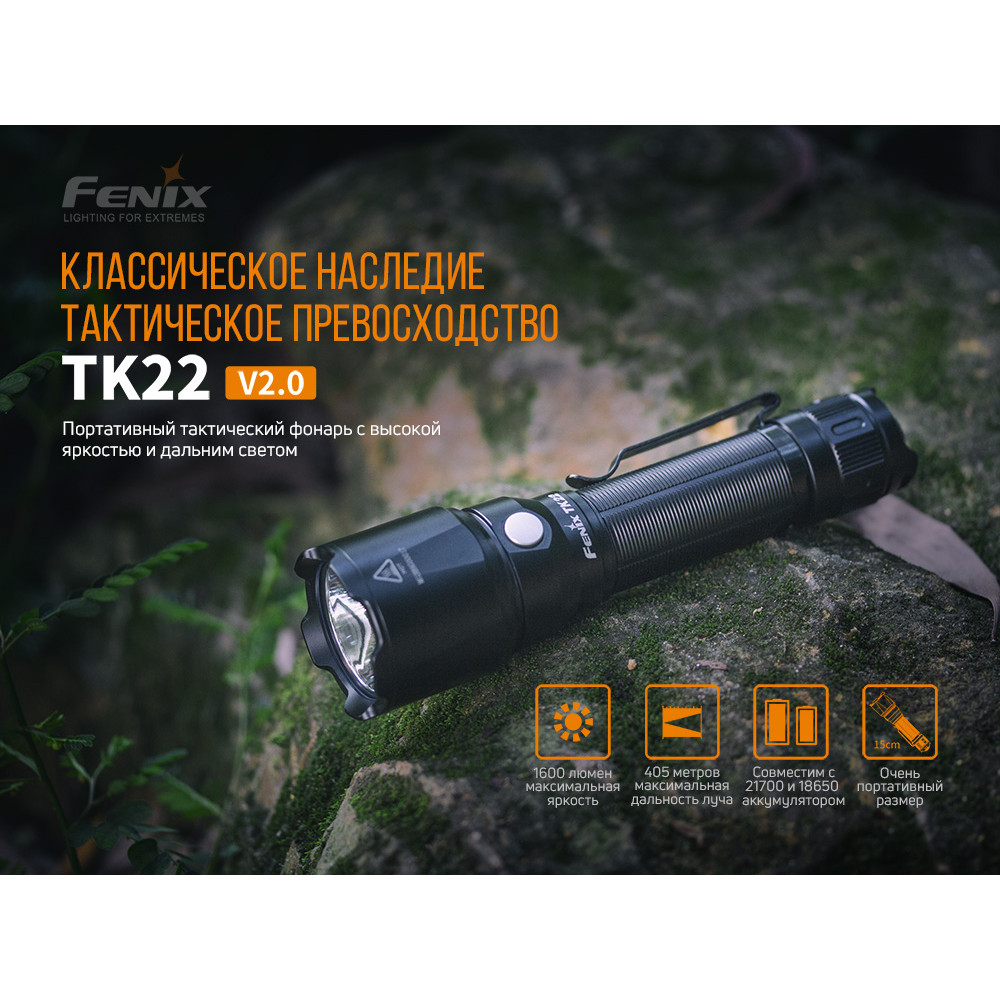 Ліхтар Fenix TK22V20