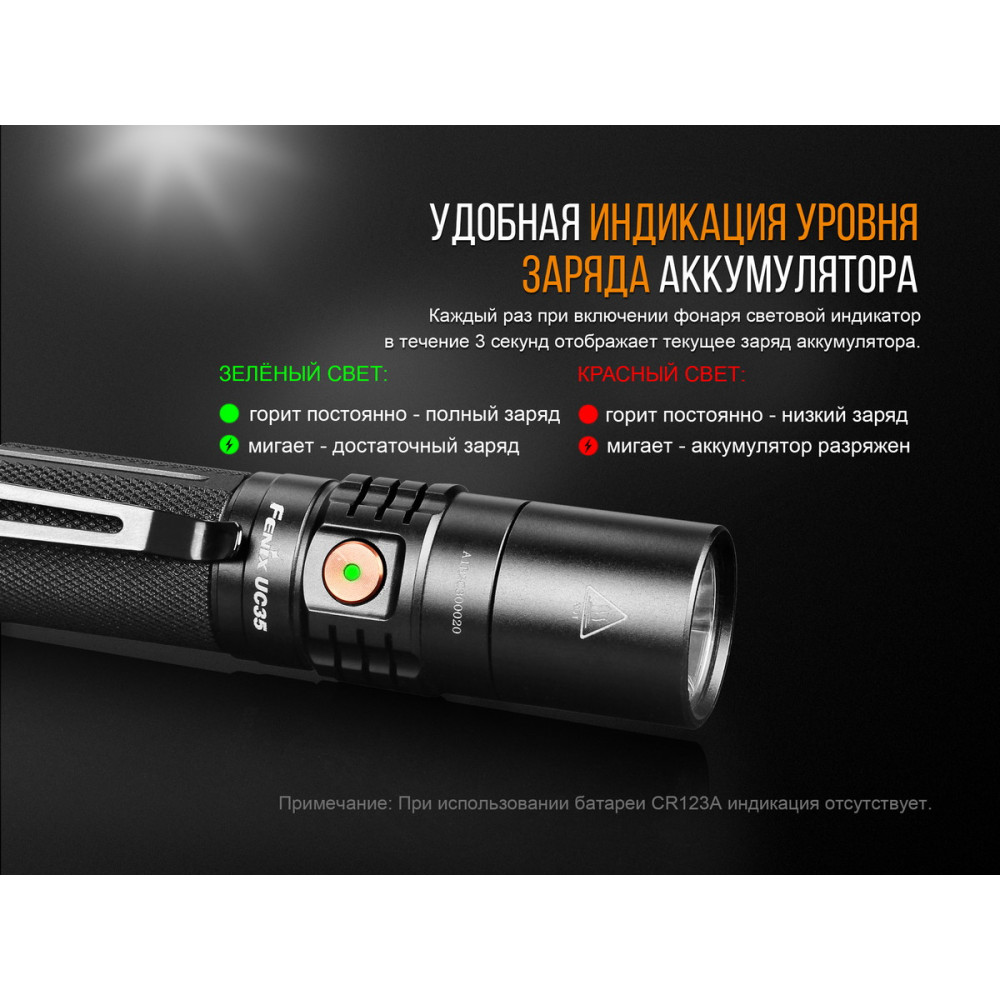 Ліхтар Fenix XP-L HI V3 UC35V20