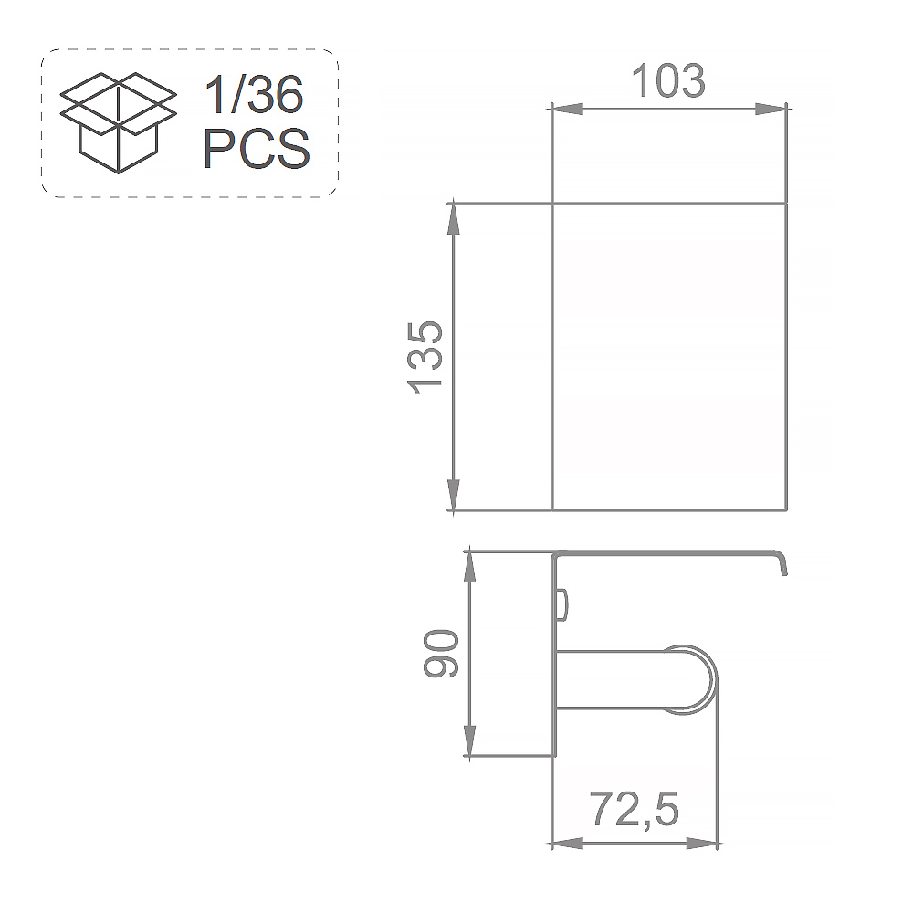 Бумагодержатель Frap F502-6