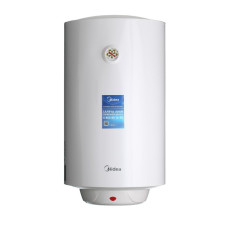Водонагреватель Midea 50 л, 1500 Вт, "сухой" ТЭН, вертикальный, цилиндрический, белый (D50-15F1(D))