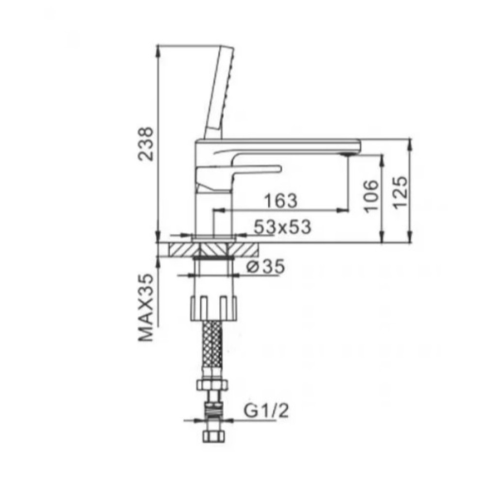 Змішувач для ванни Frap F1160