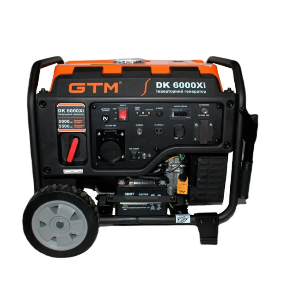 Генератор инверторный GTM 5,0/5,5 кВт, однофазный, ручной запуск (DK6000Xi)