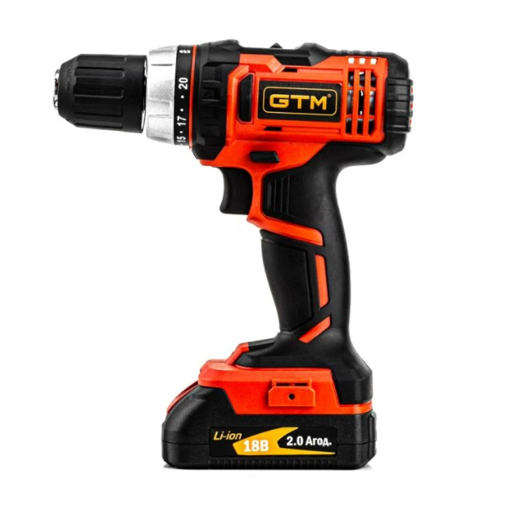 Дриль-шуруповерт акумуляторний GTM DS18/40P