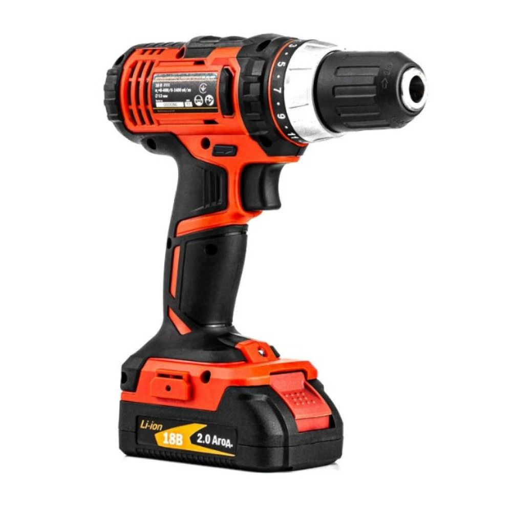 Дриль-шуруповерт акумуляторний GTM DS18/40P