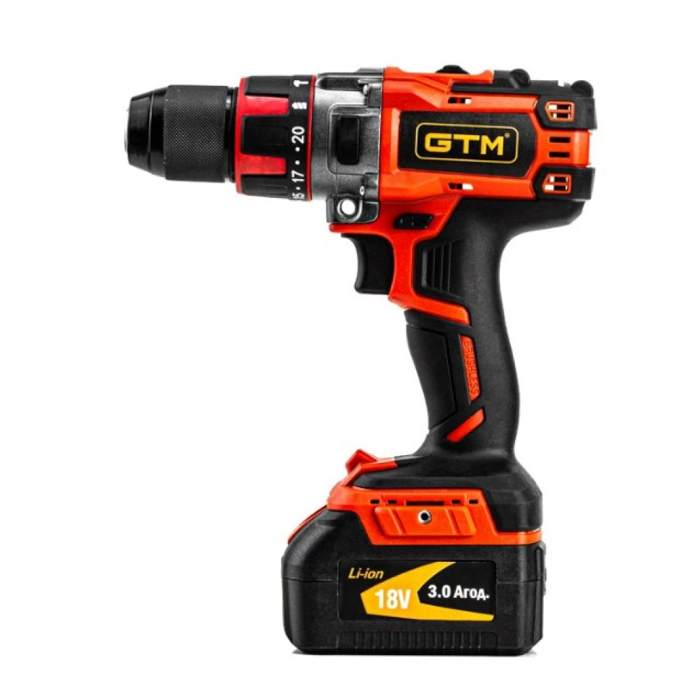 Аккумуляторный ударный шуруповерт GTM DSI18/75BL