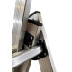 Драбина алюмінієва трисекційна GTM KME309 3x9 сходинок 2.45-5.69м (KME309) (39946)