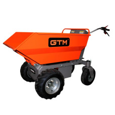 Самоходная строительная аккумуляторная тележка думпер GTM E50M/32A 500 кг на колесах.