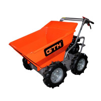 Самоходная строительная тележка думпер GTM T30 300 кг на колесах