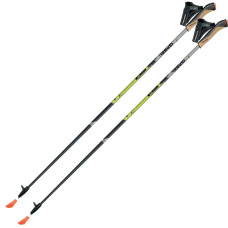 Палки для скандинавской ходьбы Gabel X-5 Black/Yellow 130 (7008351131300) (DAS301687)